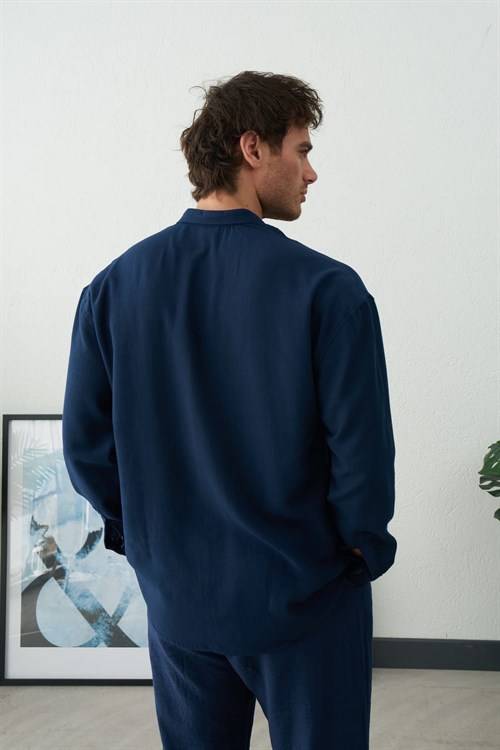 Wholesale Mens Navy Shirt