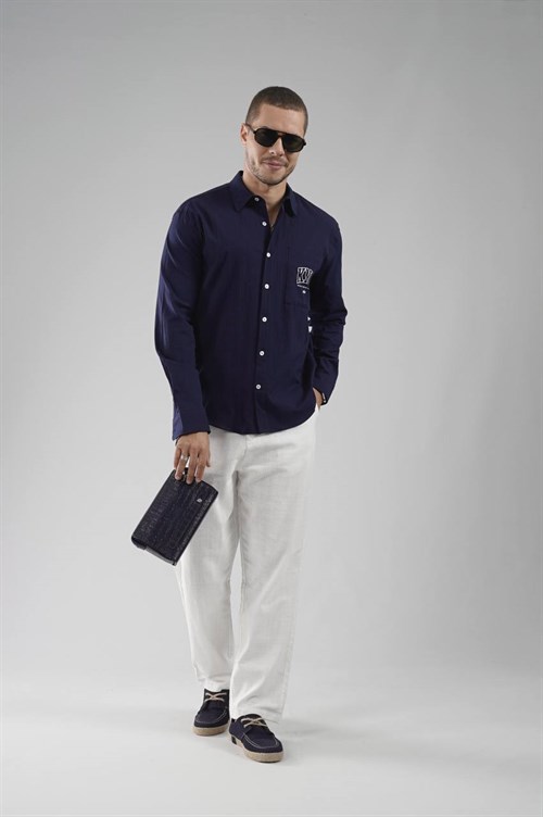 Wholesale Mens Navy Shirt