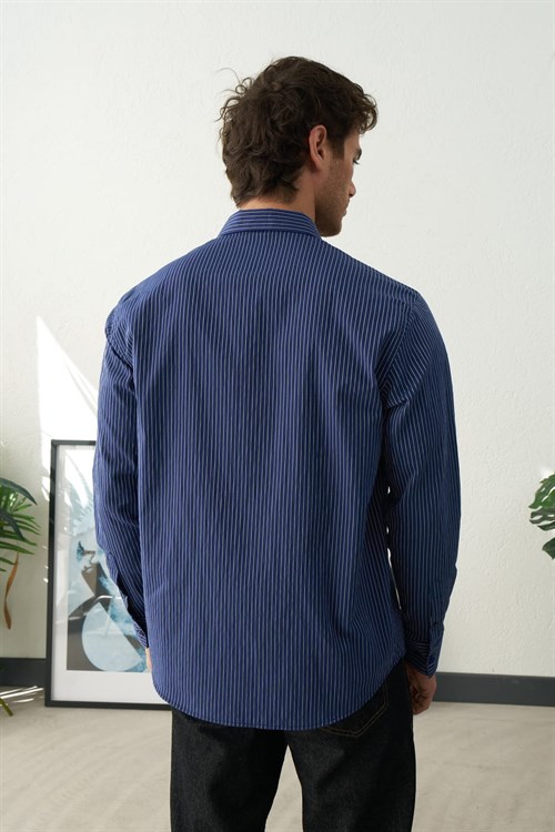 Wholesale Mens Navy Shirt