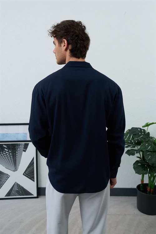 Wholesale Mens Navy Shirt