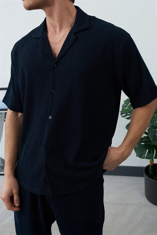 Wholesale Mens Navy Shirt