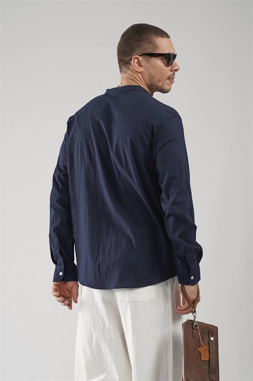 Wholesale Mens Navy Shirt