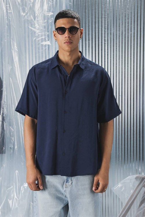 Wholesale Mens Navy Shirt