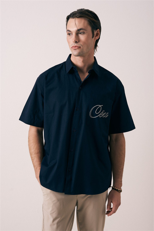 Wholesale Mens Navy Shirt