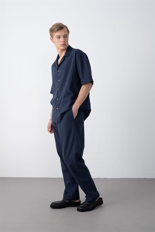 Wholesale Mens Navy Shirt