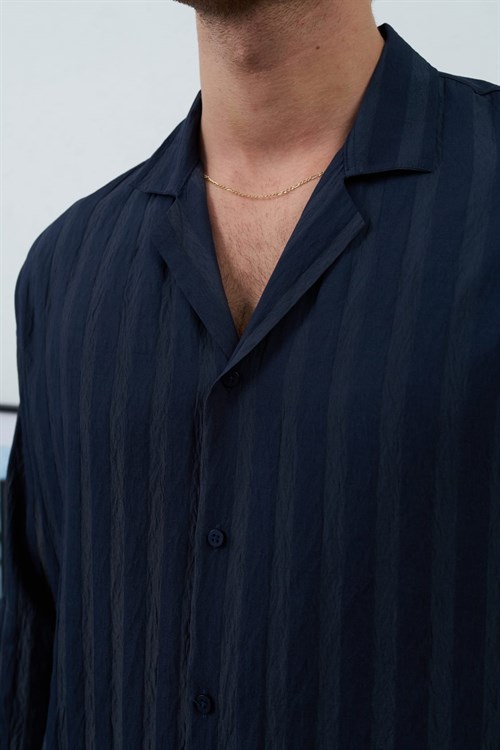 Wholesale Mens Navy Shirt