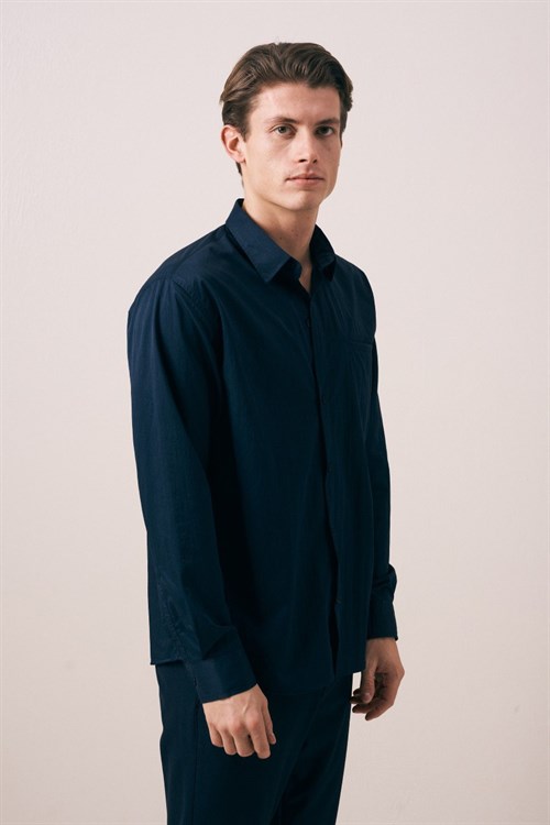 Wholesale Mens Navy Shirt