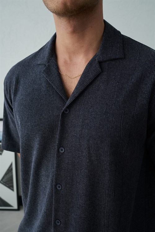 Wholesale Mens Navy Shirt