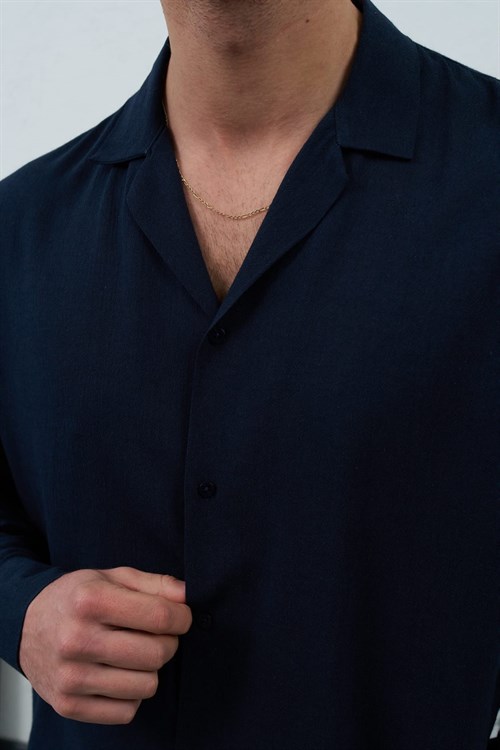 Wholesale Mens Navy Shirt