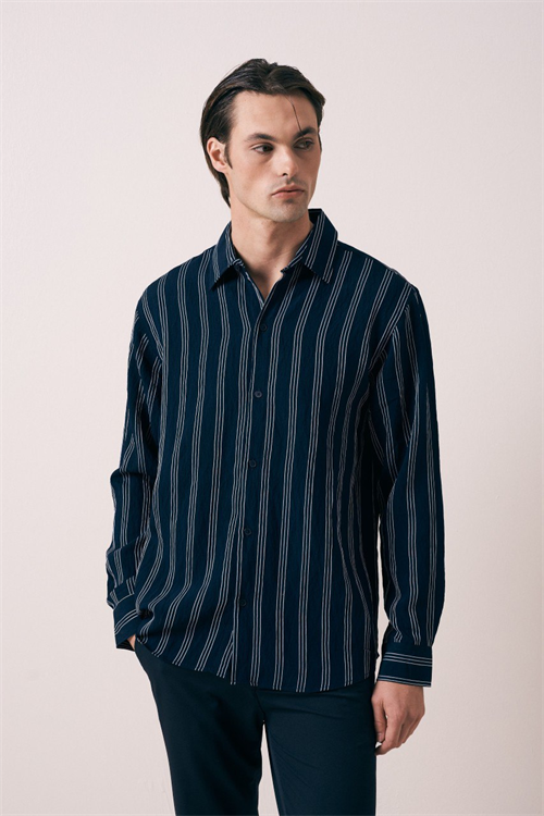 Wholesale Mens Navy Shirt
