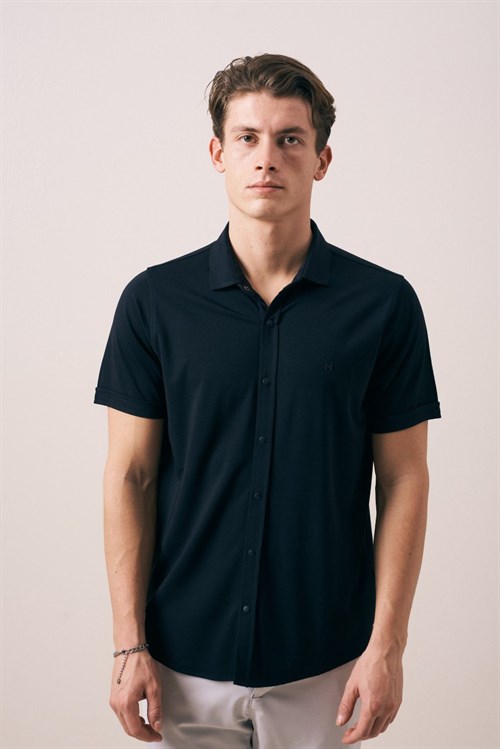 Wholesale Mens Navy Shirt