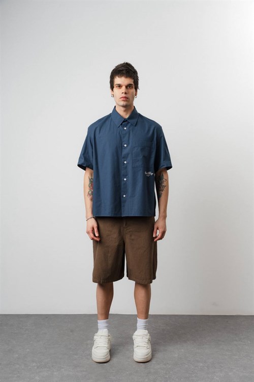 Wholesale Mens Navy Shirt