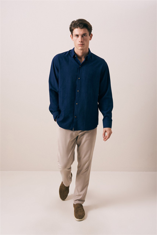 Wholesale Mens Navy Shirt