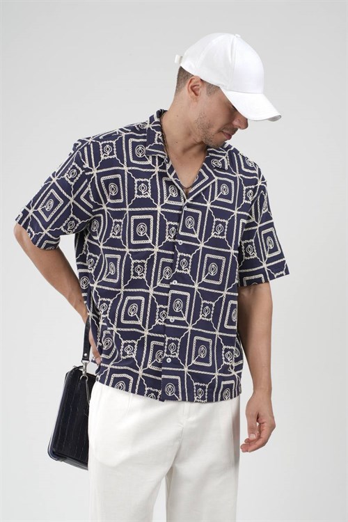 Wholesale Mens Navy Shirt