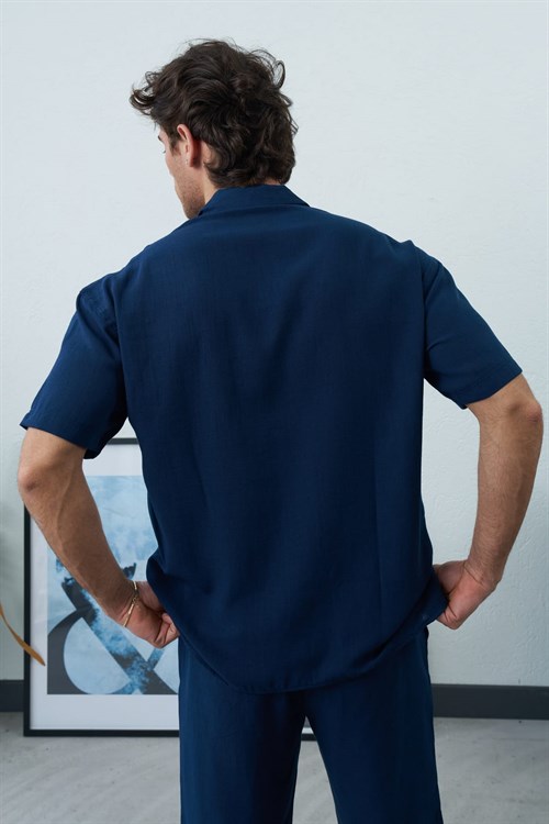 Wholesale Mens Navy Shirt