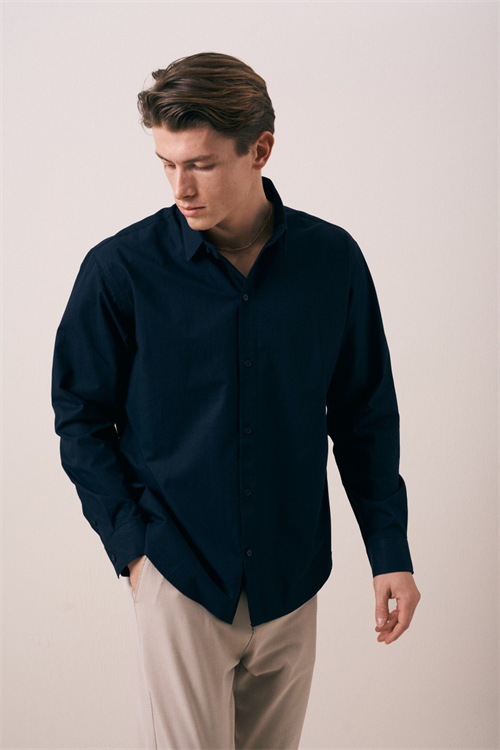 Wholesale Mens Navy Shirt