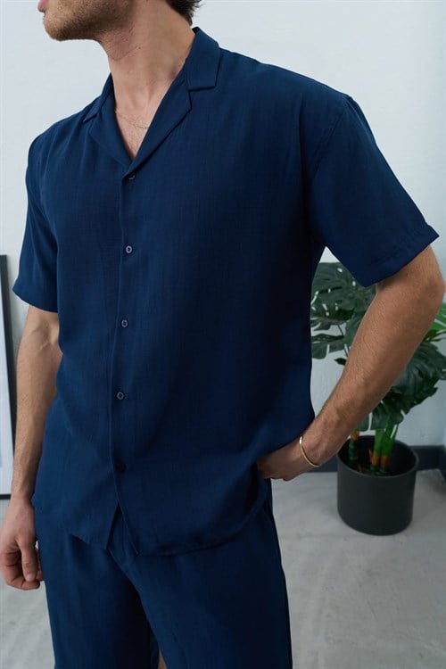 Wholesale Mens Navy Shirt