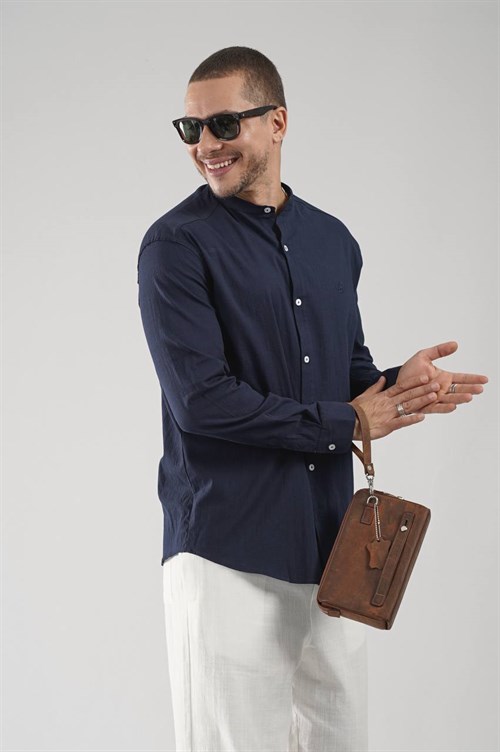 Wholesale Mens Navy Shirt
