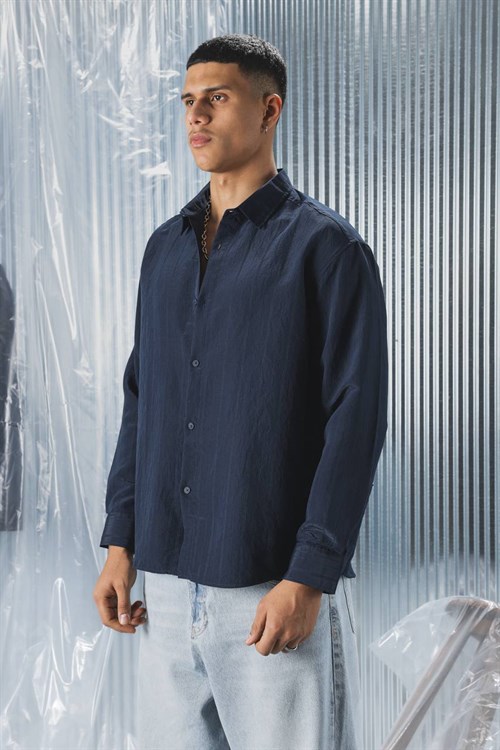 Wholesale Mens Navy Shirt