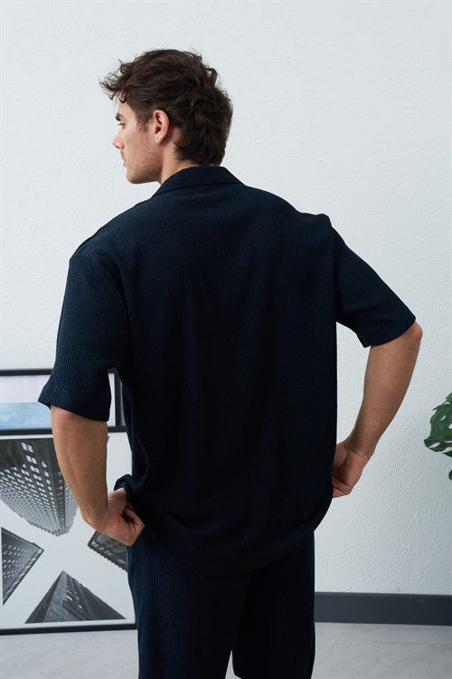 Wholesale Mens Navy Shirt