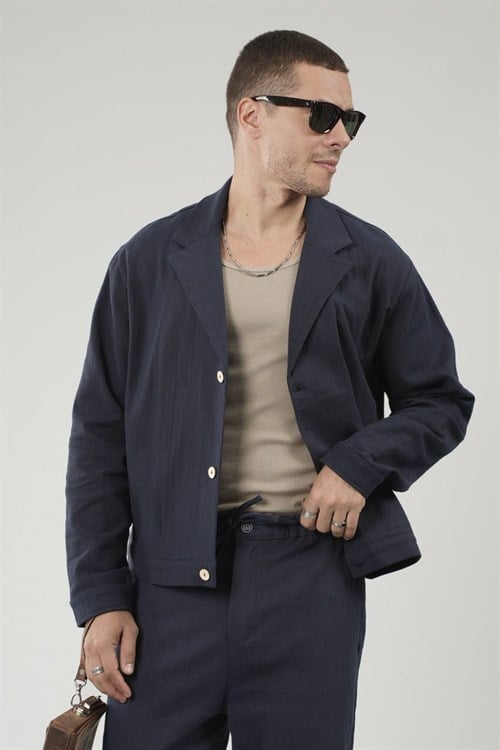 Wholesale Mens Navy Shirt and Pants Set