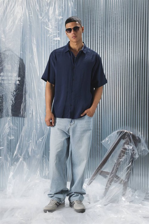 Wholesale Mens Navy Shirt