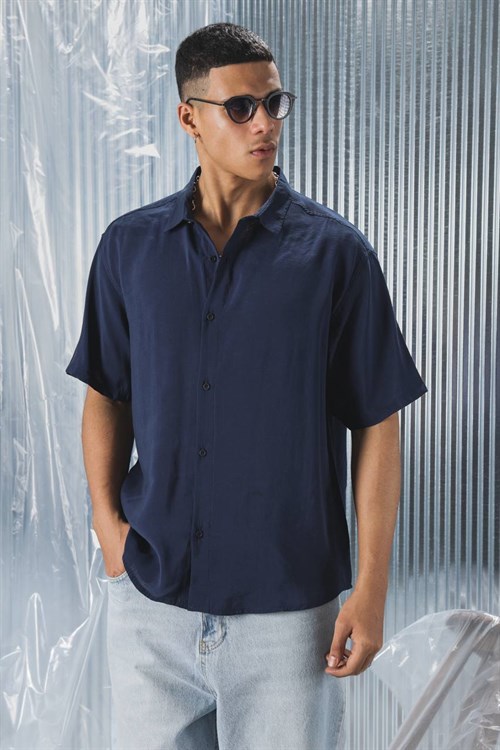 Wholesale Mens Navy Shirt