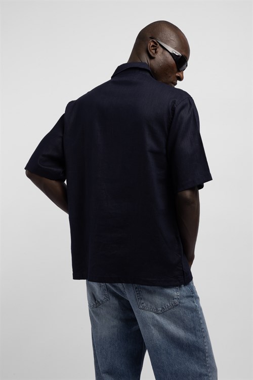 Wholesale Mens Navy Shirt