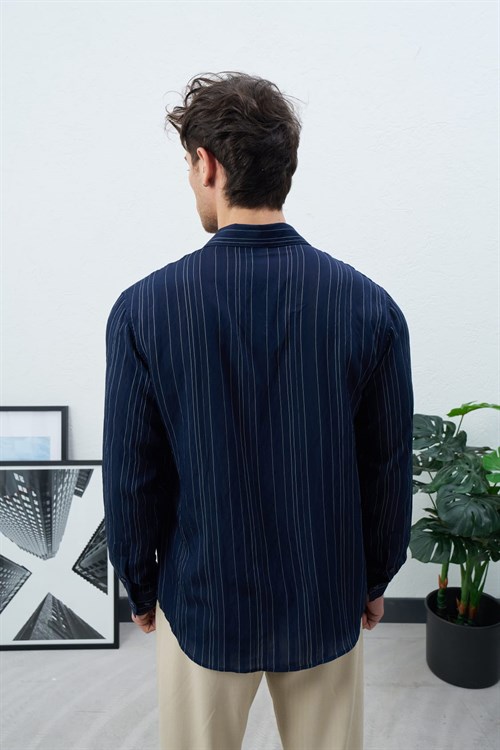 Wholesale Mens Navy Shirt