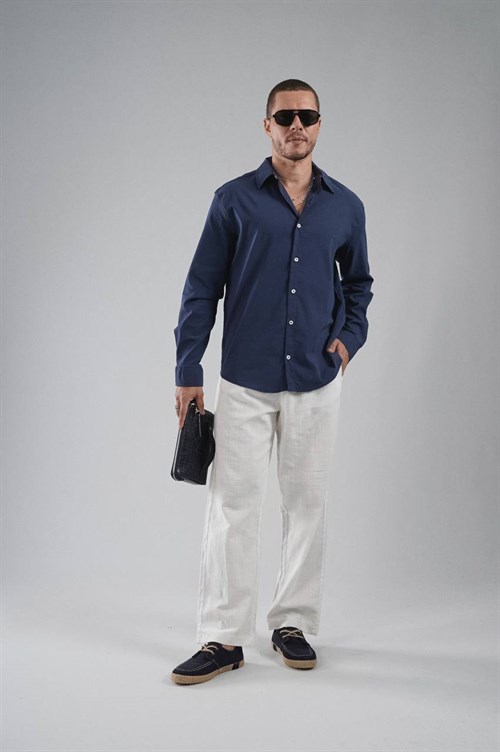 Wholesale Mens Navy Shirt