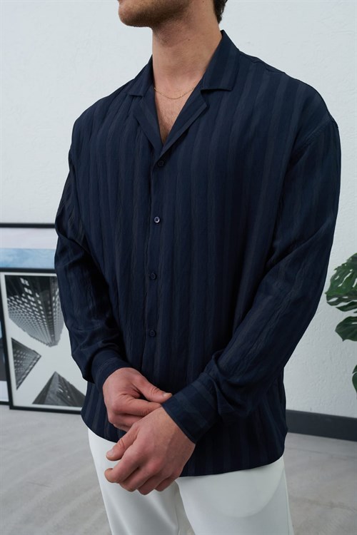 Wholesale Mens Navy Shirt