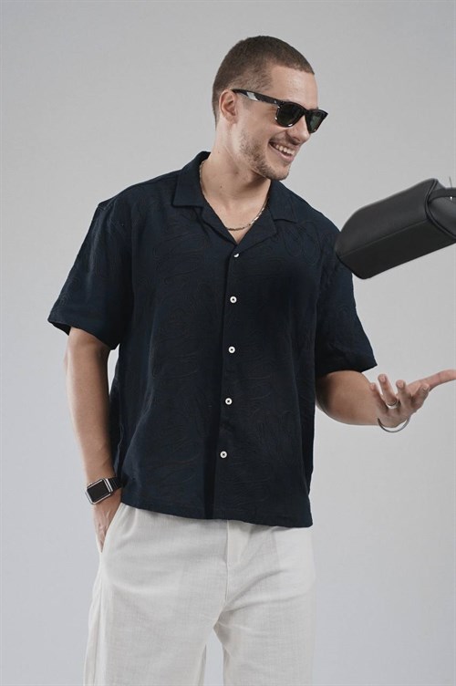 Wholesale Mens Navy Shirt