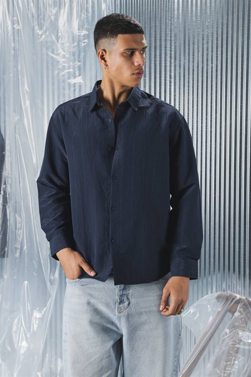 Wholesale Mens Navy Shirt