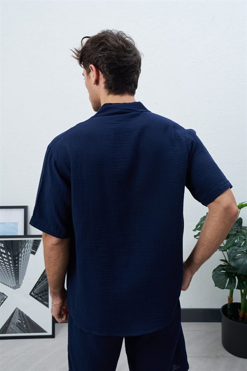 Wholesale Mens Navy Shirt