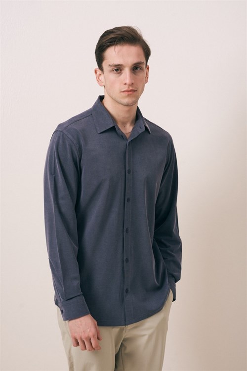 Wholesale Mens Navy Shirt