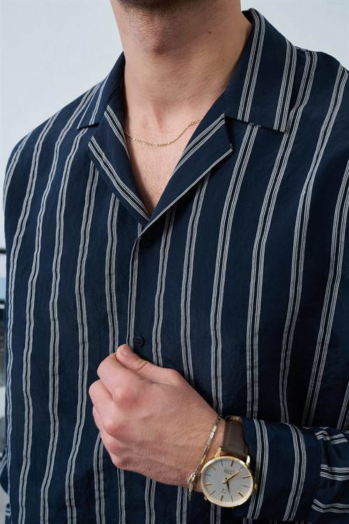 Wholesale Mens Navy Shirt