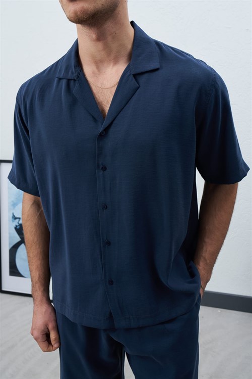Wholesale Mens Navy Shirt