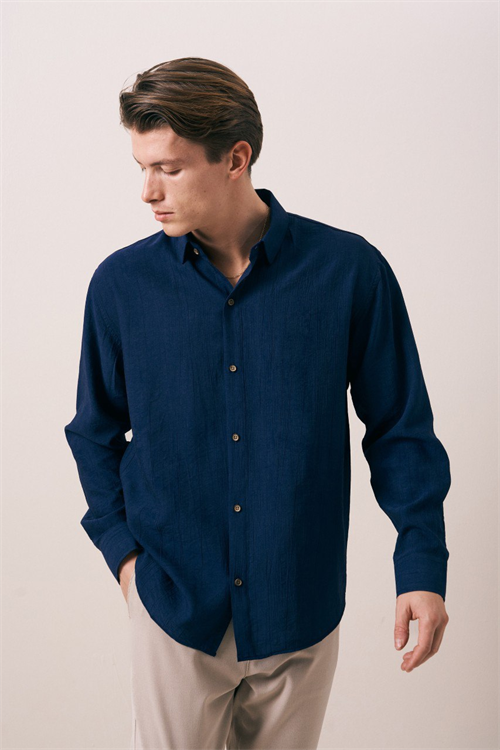 Wholesale Mens Navy Shirt