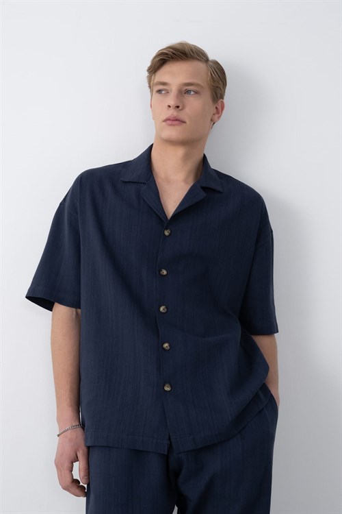 Wholesale Mens Navy Shirt