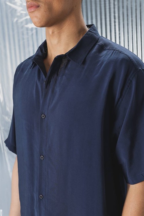 Wholesale Mens Navy Shirt