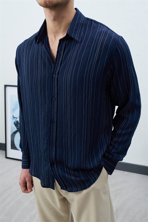 Wholesale Mens Navy Shirt