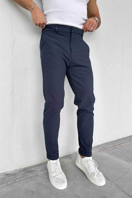 Wholesale Mens Navy Slim Fit Pants
