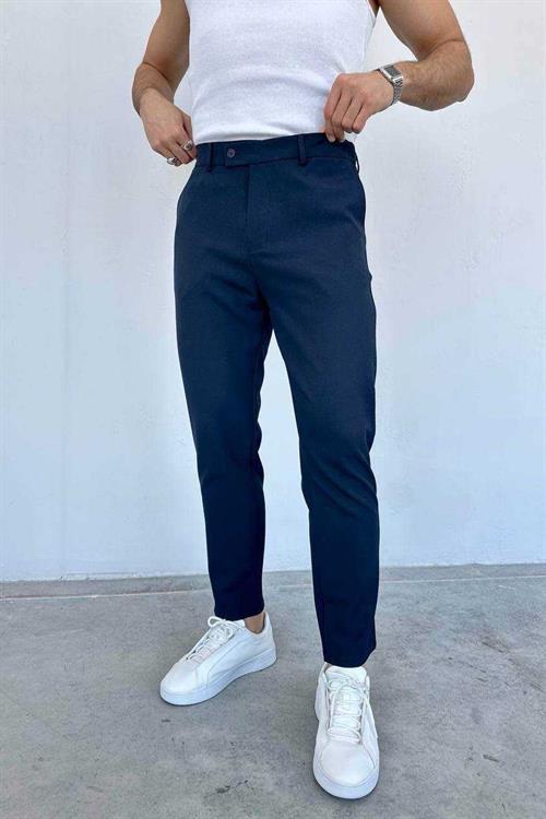 Wholesale Mens Navy Slim Fit Pants