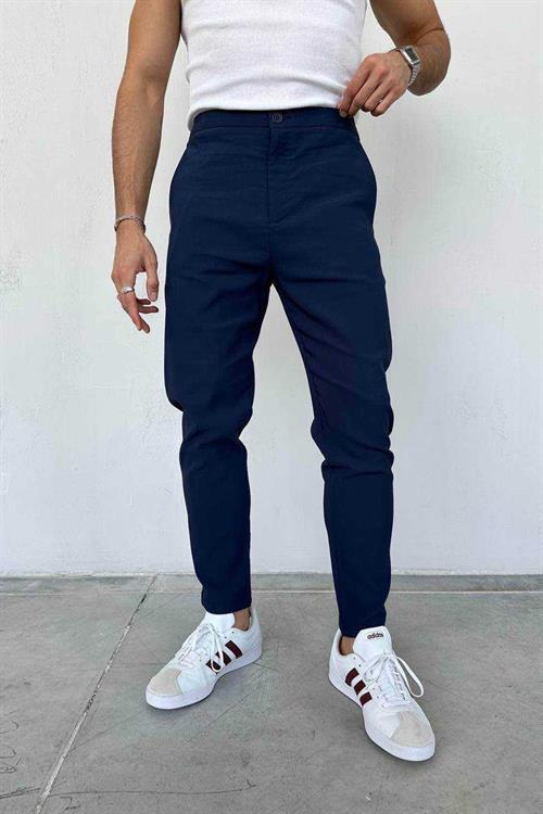 Wholesale Mens Navy Slim Fit Pants