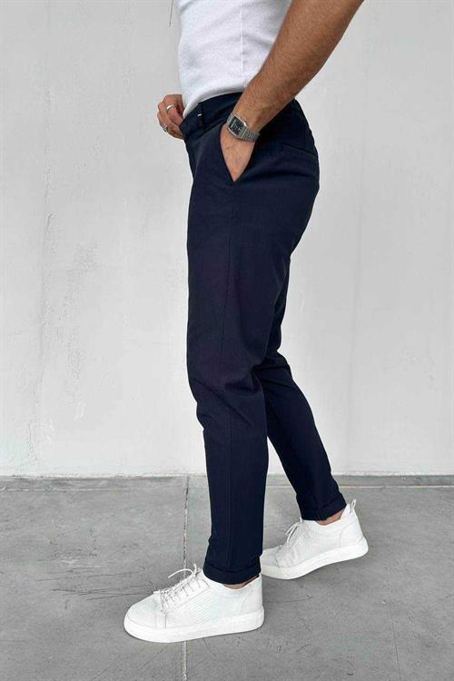 Wholesale Mens Navy Slim Fit Pants