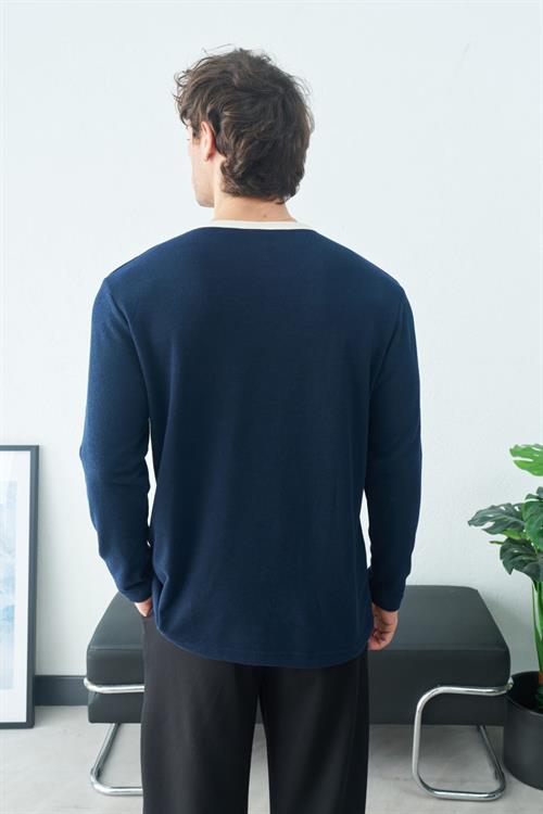 Wholesale Mens Navy Sweatshirt