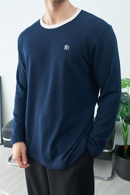 Wholesale Mens Navy Sweatshirt
