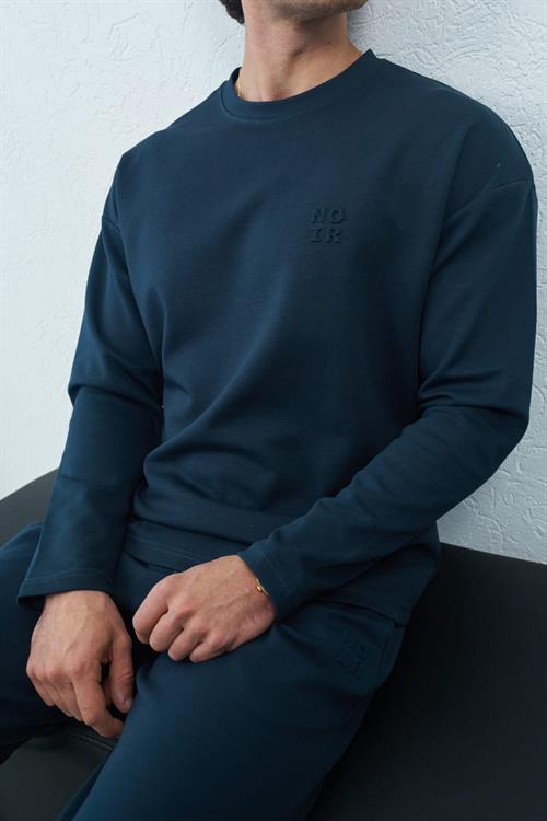 Wholesale Mens Navy Sweatshirt