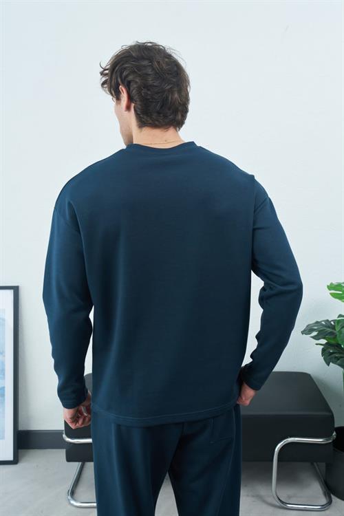 Wholesale Mens Navy Sweatshirt