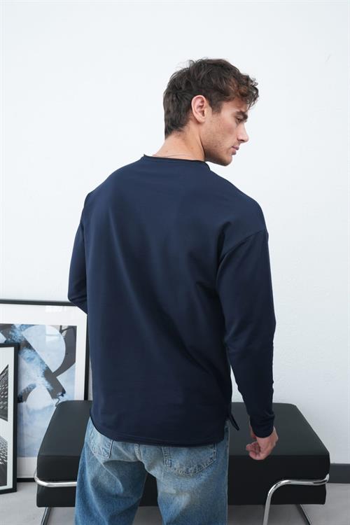 Wholesale Mens Navy Sweatshirt